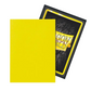 Dragon Shield: Yellow Lightning & Black Standard Size Matte Dual Sleeves (100 ST)