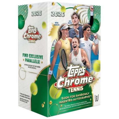 Topps: 2026 Chrome Tennis Value Box (7 Pack)