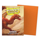 Dragon Shield: Sparkles Amber Orange Standard Size Matte Sleeves (100 ST)