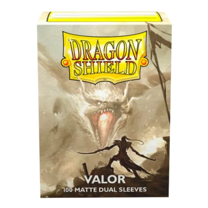 Dragon Shield: Ivory White & Black Standard Size Matte Dual Sleeves (100 ST)