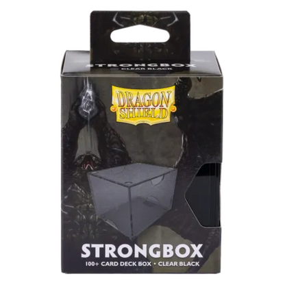 Dragon Shield: Clear Black Strongbox