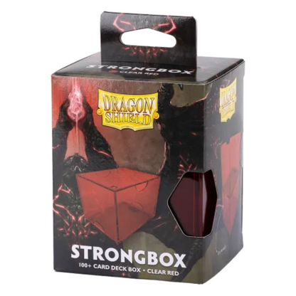 Dragon Shield: Clear Red Strongbox
