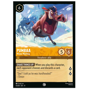 Pumbaa - Winter Warthog - 4/204 - C