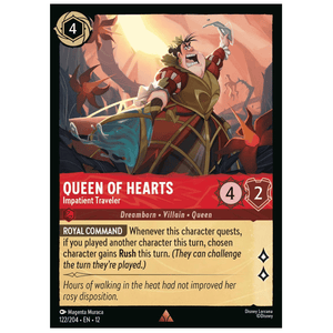 Queen of Hearts - Impatient Traveler - 122/204 - R
