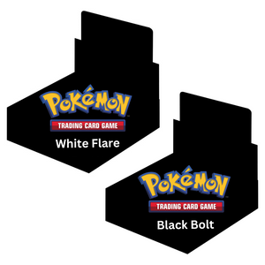 Pokémon Scarlet & Violet: Black Bolt and White Flare Booster Box Bundle