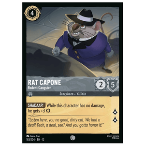 Rat Capone - Rodent Gangster - 183/204 - C