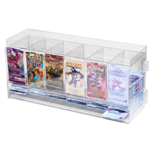 The Acrylic Box: 6-Slot Booster Pack Dispenser Acrylic Case