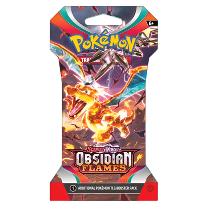 Pokémon Scarlet & Violet: Obsidian Flames Sleeved Booster Pack (10 Kort) (ENG)