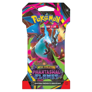 Pokemon Mega Evolution: Phantasmal Flames Sleeved Booster Pack (10 Cards) (ENG)