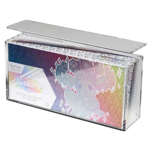 The Acrylic Box: Pokémon Super Premium Collection – Prismatic Evolutions (UPC Acrylic Case)