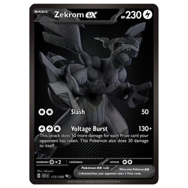 Zekrom EX BLK 172/086 SIR