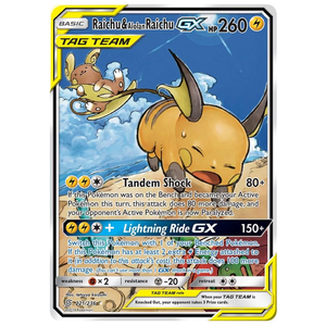 Raichu & Alolan Raichu GX 221/236 SR