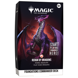 Magic The Gathering: Reality Fracture Reign of Dragons Foundations Commander Deck (ENG)