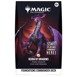 Magic The Gathering: Reality Fracture Reign of Dragons Foundations Commander Deck (ENG)