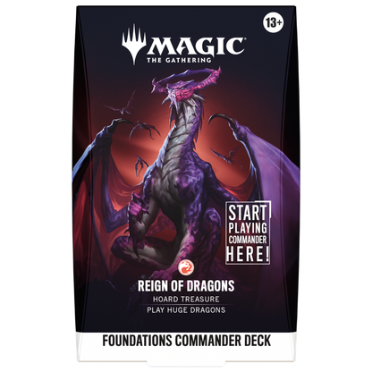Magic The Gathering: Reality Fracture Reign of Dragons Foundations Commander Deck (ENG)