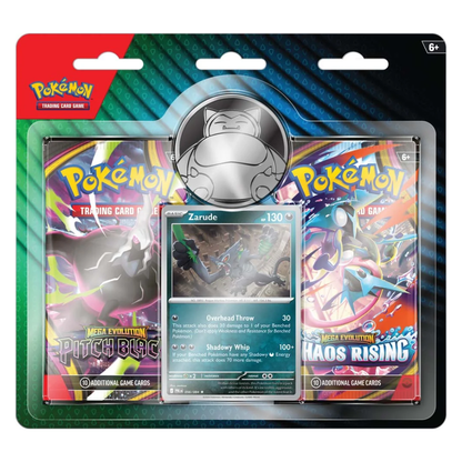 Pokémon Mega Evolution: Pitch Black Checklane 2-Pack Blister (Zarude) (ENG)