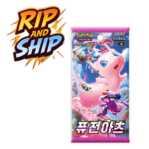 Pokémon Fusion Arts (s8) Booster Pack (KOR)  – RIP & SHIP (Opened Live)