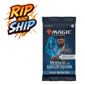 Magic The Gathering Murders at Karlov Manor Play Booster Pack (ENG)– RIP & SHIP (Opened Live)