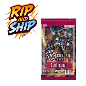 Gundam Dual Impact (GD 02) Booster Pack (ENG)– RIP & SHIP (Opened Live)