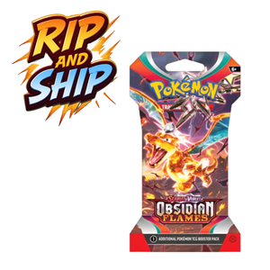 Pokémon Obsidian Flames Sleeved Booster Pack (ENG)– RIP & SHIP (Opened Live)