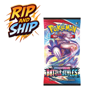 Pokémon Battle Styles Booster Pack (ENG)– RIP & SHIP (Opened Live)