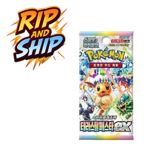 Pokémon Terastal Festival ex (SV8a) Booster Pack (KOR)– RIP & SHIP (Opened Live)