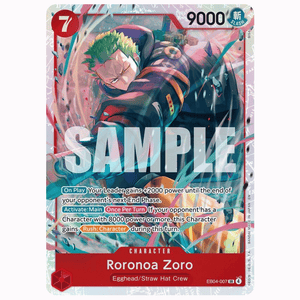 Roronoa Zoro EB04-007 SR (ENG)