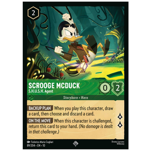 Scrooge McDuck - S.H.U.S.H. Agent - 89/204 - SR