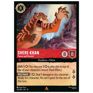 Shere Khan - Fierce and Furious - 128/204 - R
