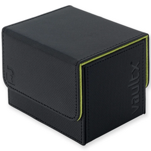 Vault X: EXO-TEC Sideloading Deck Box (Black/Electric Green) (100+ Cards)