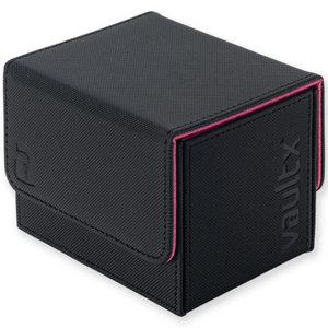 Vault X: EXO-TEC Sideloading Deck Box (Black/Electric Pink) (100+ Cards)