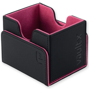 Vault X: EXO-TEC Sideloading Deck Box (Black/Electric Pink) (100+ Cards)