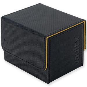 Vault X: EXO-TEC Sideloading Deck Box (Black/Electric Yellow) (100+ Cards)