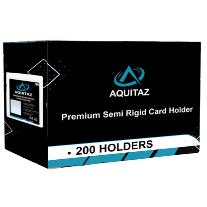 Aquitaz: Premium Semi Rigid Card Holders (200st)