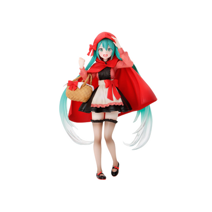 Hatsune Miku Lilla Rödluvan Wonderland PVC-Staty - 18 cm