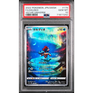 PSA 10 Keldeo s12a 179/172 AR - Pokémonkort