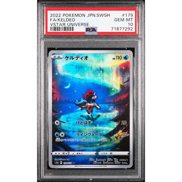 PSA 10 Keldeo s12a 179/172 AR