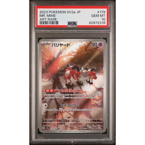 PSA 10 Mr. Mime SV2a 179/165 AR - Pokémonkort