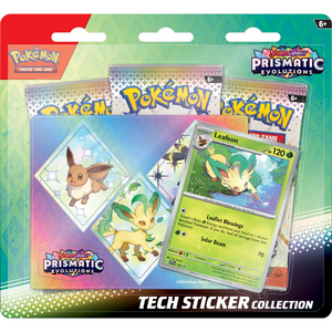 Pokémon Scarlet & Violet: Prismatic Evolutions Tech Sticker Collection (Leafeon)