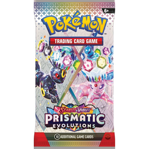 Pokémon Scarlet & Violet: Prismatic Evolutions Booster Pack (10 Kort)