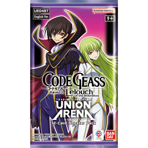 Union Arena Code Geass: Lelouch Of The Rebellion (UE04BT) Booster Pack (12 Cards) (EN)