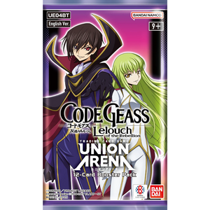 Union Arena Code Geass: Lelouch Of The Rebellion (UE04BT) Booster Pack (12 Kort) (EN)