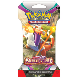 Pokemon Scarlet & Violet: Paldea Evolved Sleeved Booster Pack (10 Cards)