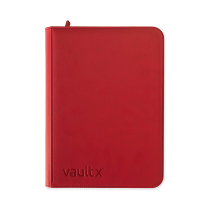 Vault X: EXO-TEC Zip Binder - 9 Pockets (Red) (360 Cards)