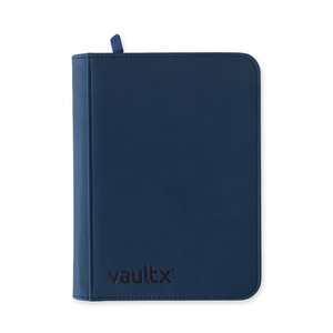 Vault X: EXO-TEC Zip Binder – 4 Pockets (Royal Blue) (160 Cards)