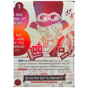 But Ace Said You Deserved It!! OP13-019 (ENG)