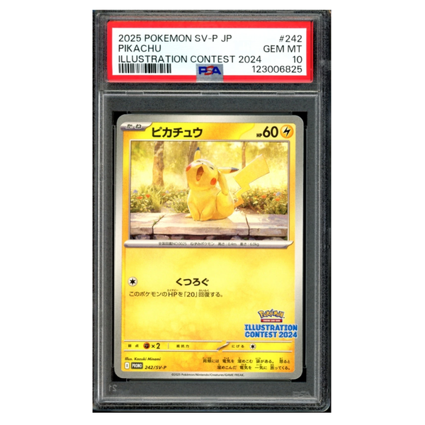PSA 10 Pikachu 242/SV-P Promo