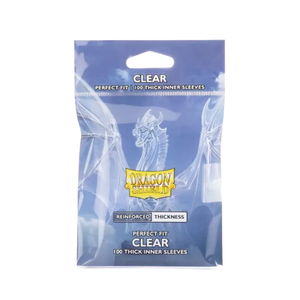 Dragon Shield: Perfect Fit Thick Inner Sleeves Clear (100st)