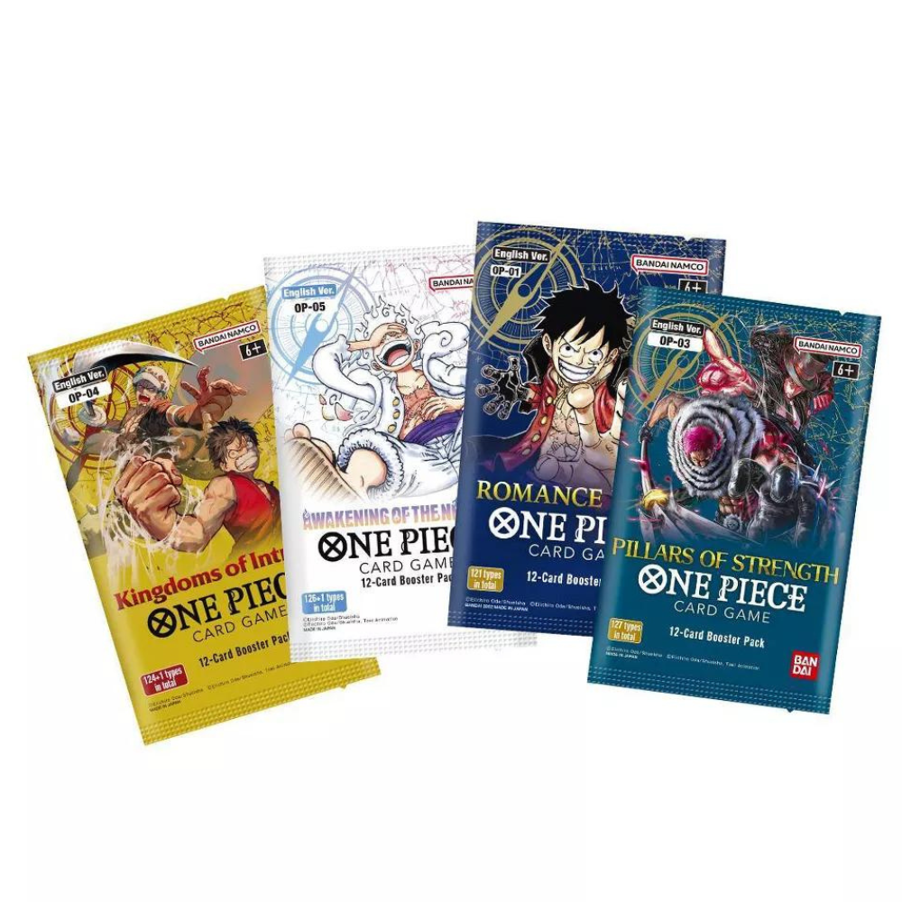 op treasure booster box One Piece Treasure Boosters Set (4 Pack)
