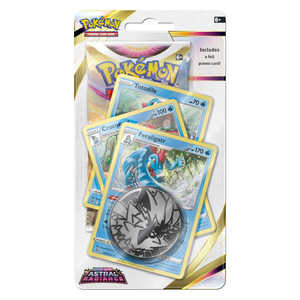 Pokémon Sword & Shield: Astral Radiance Premium Checklane 1-Pack Blister (Totodile, Croconaw, Feraligatr) (ENG)